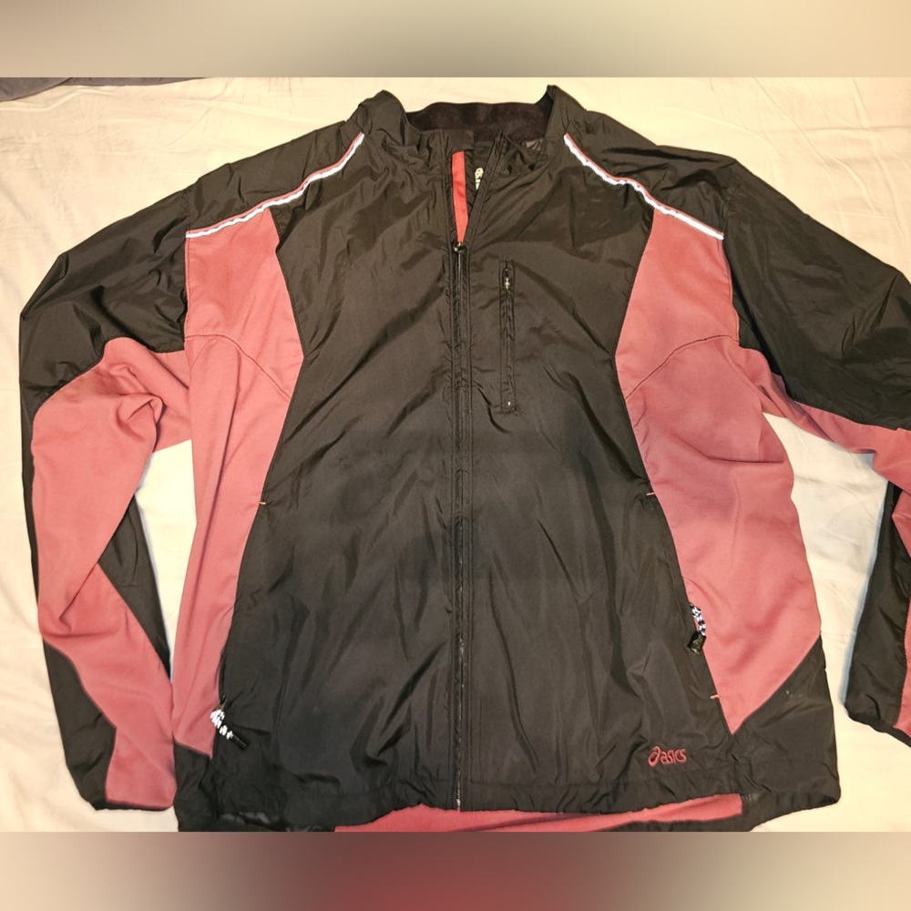 ASICS xl jacket black semi-fitted - Picture 1 of 2